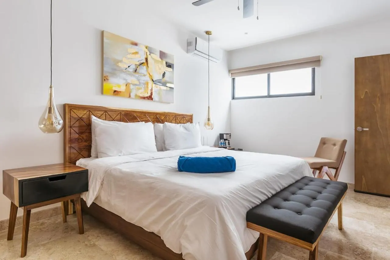 Apartment 2Br In Top Location, Condo Ipana Brand New, High Speed Wifi, 3 Rooftop Pools, Gym And Rooftop Bar With Ocean View Playa del Carmen