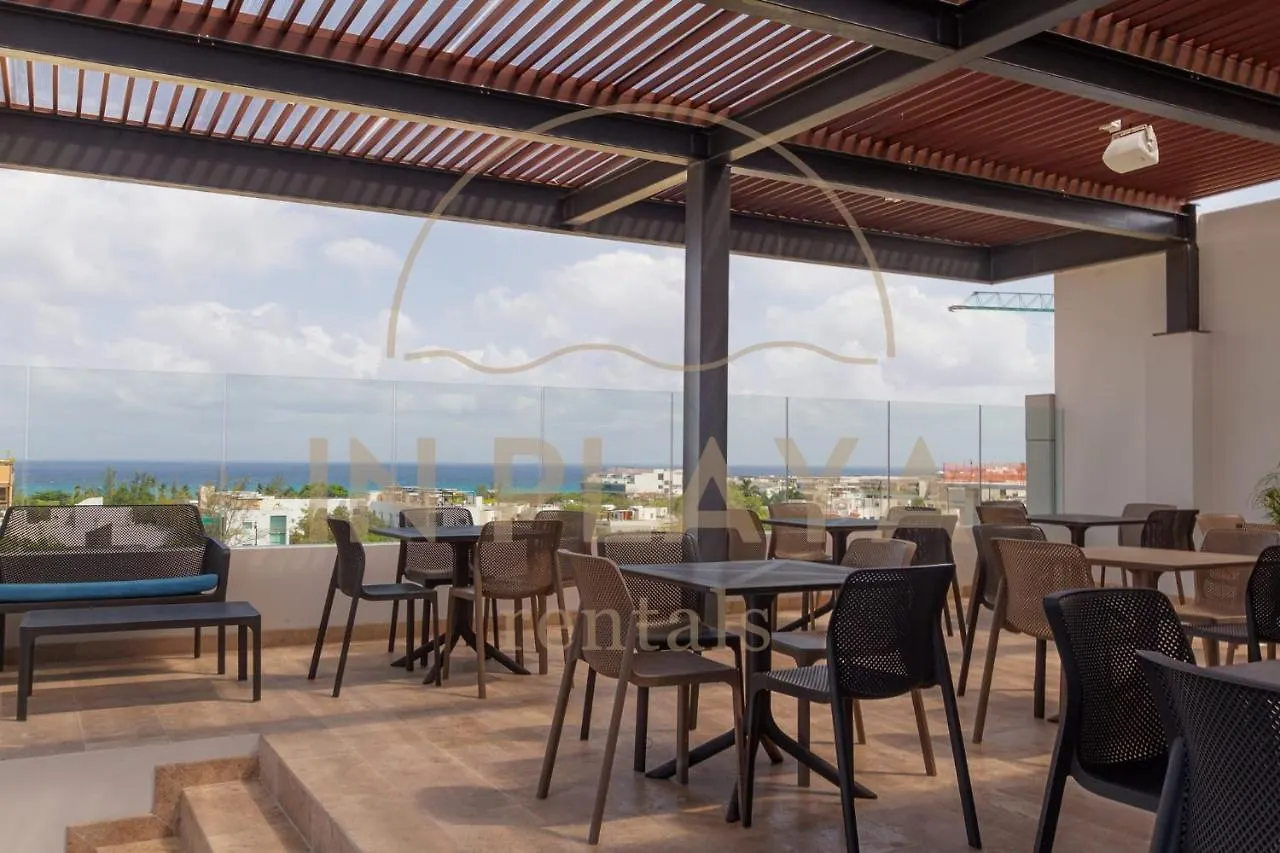 2Br In Top Location, Condo Ipana Brand New, High Speed Wifi, 3 Rooftop Pools, Gym And Rooftop Bar With Ocean View Playa del Carmen Apartment